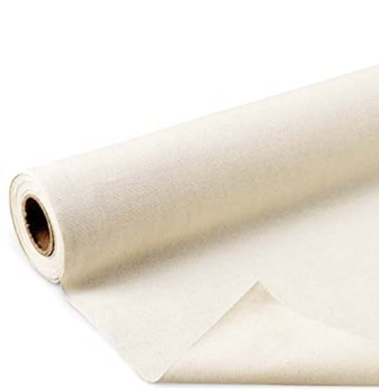 Canvas Board Cloth - Off White  [1 Meter]