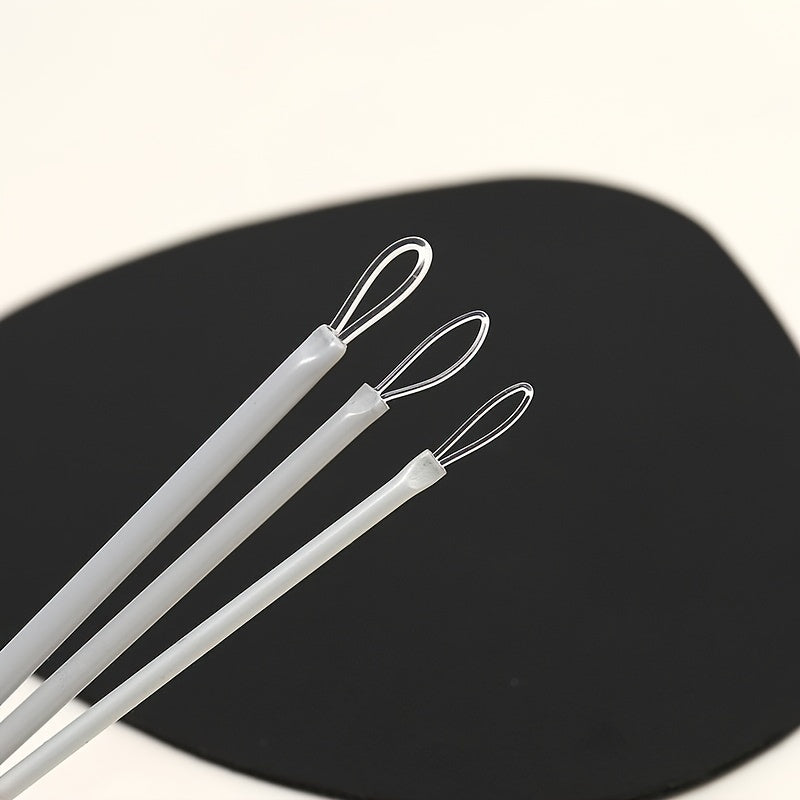 Set of 3 Crochet Hooks - Nylon Yarn Aluminum Needles, Knitting & Crochet Tools for DIY Sweater Crafting