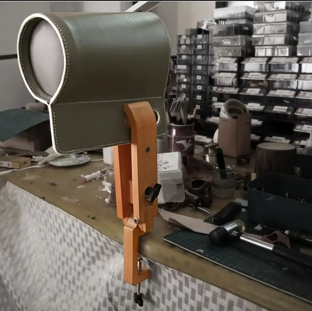 DIY Leathercraft Wooden Clamp - Hand Sewing Frame for Crafts & Supplies