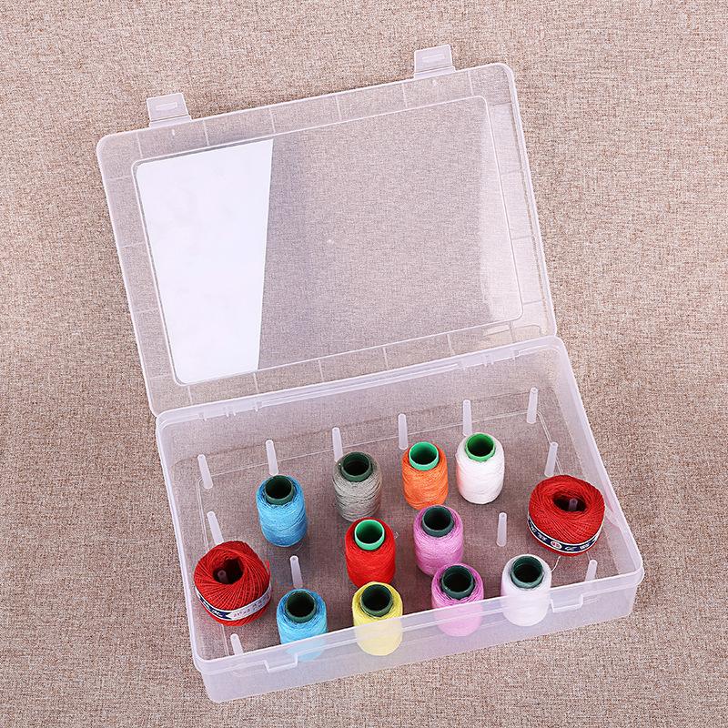 Plastic Sewing Thread (Nalki) Storage Box - 24/42 Spools