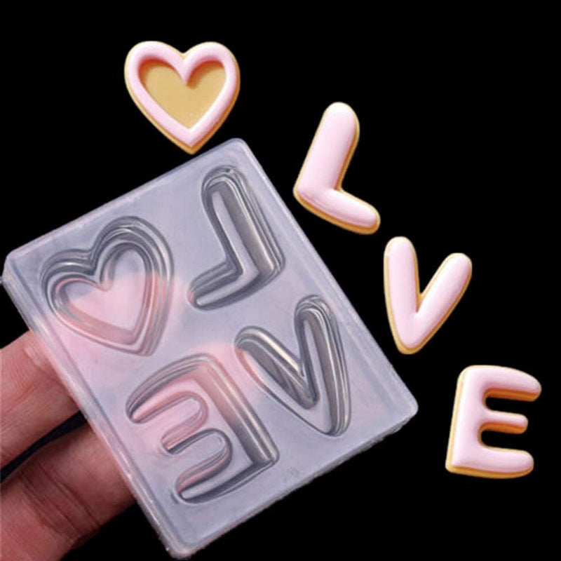 Love Sign White Silicone Molds
