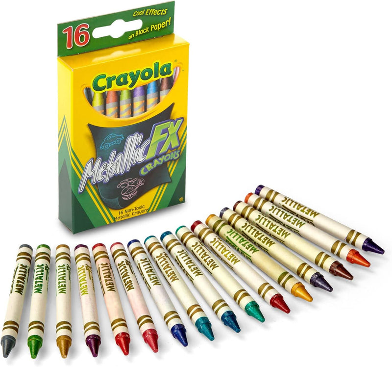 Crayola Metallic Color FX Crayons Pack of 16