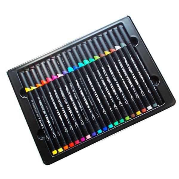 Lyra Hi Quality Art Pen Tin Box Of 20