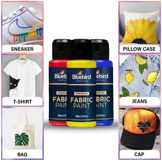 Fabric Paints 25 ml – Set of 6 – Pastel