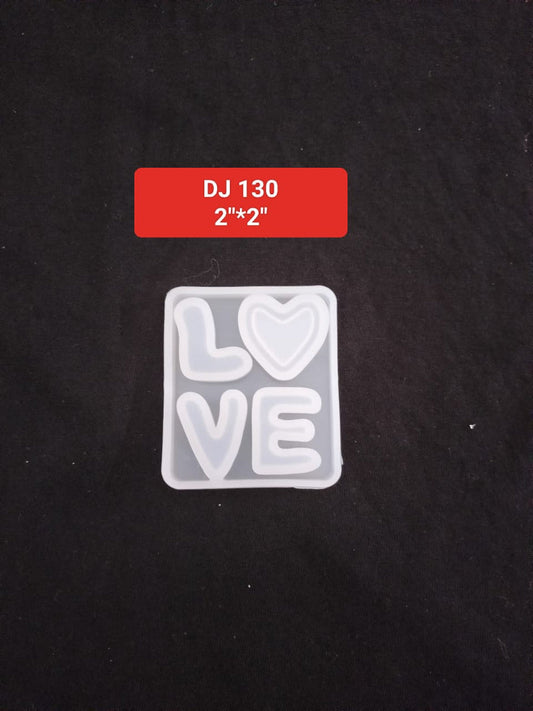 Love Sign White Silicone Molds