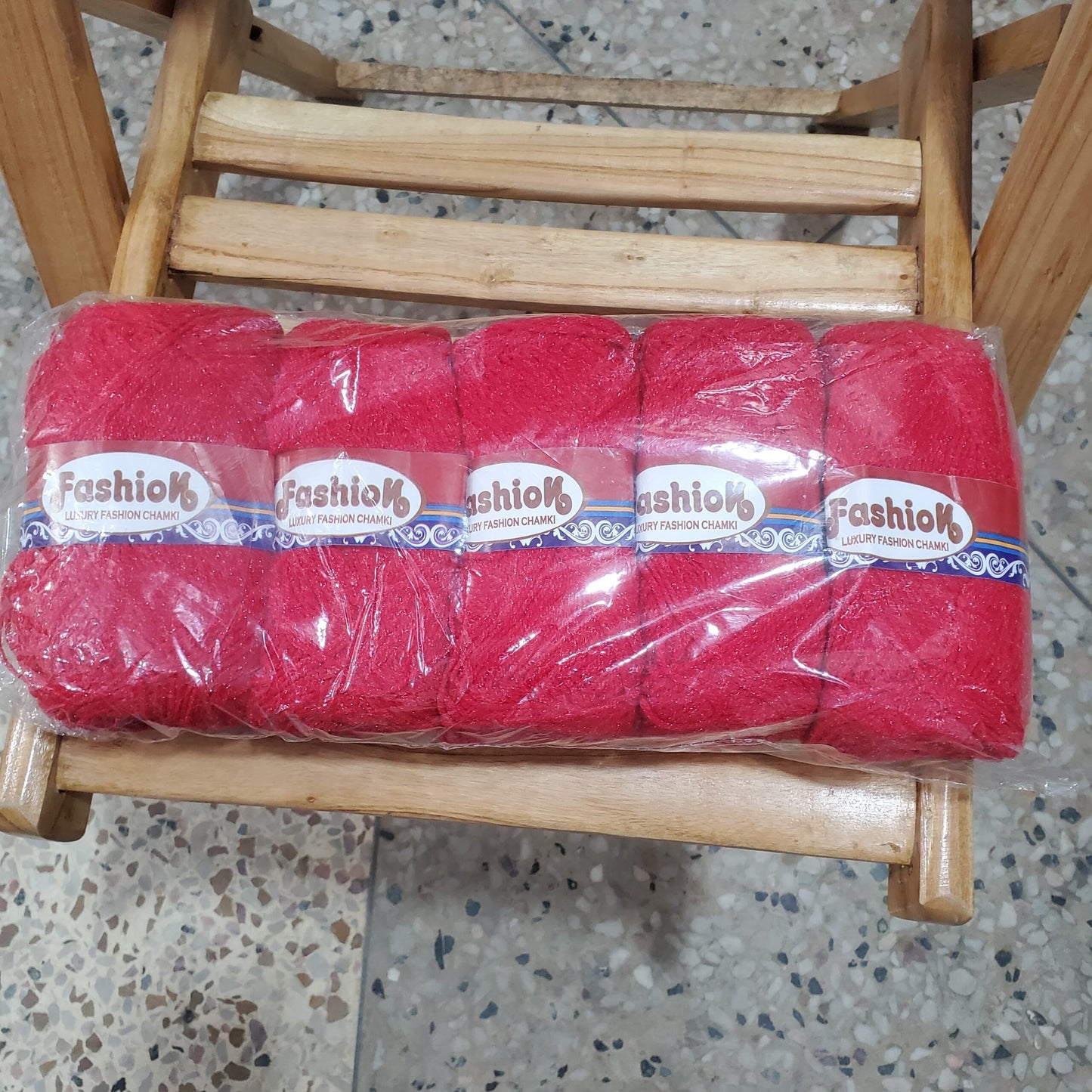 Fashion/parlay chamki yarn 5x balls