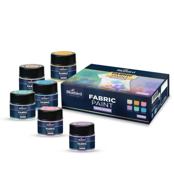 Fabric Paints 25 ml – Set of 6 – Pastel