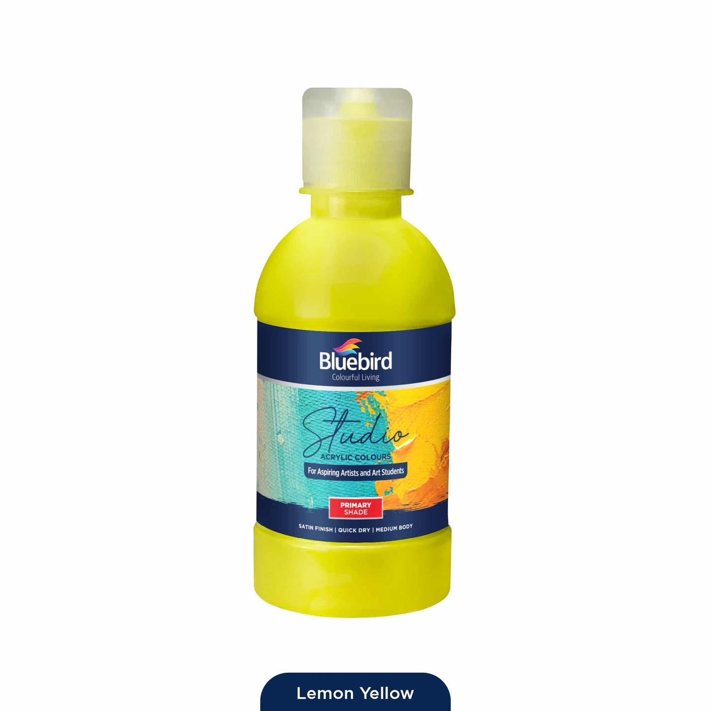 Studio Acrylic Colours – 250 ml – Primary Shades