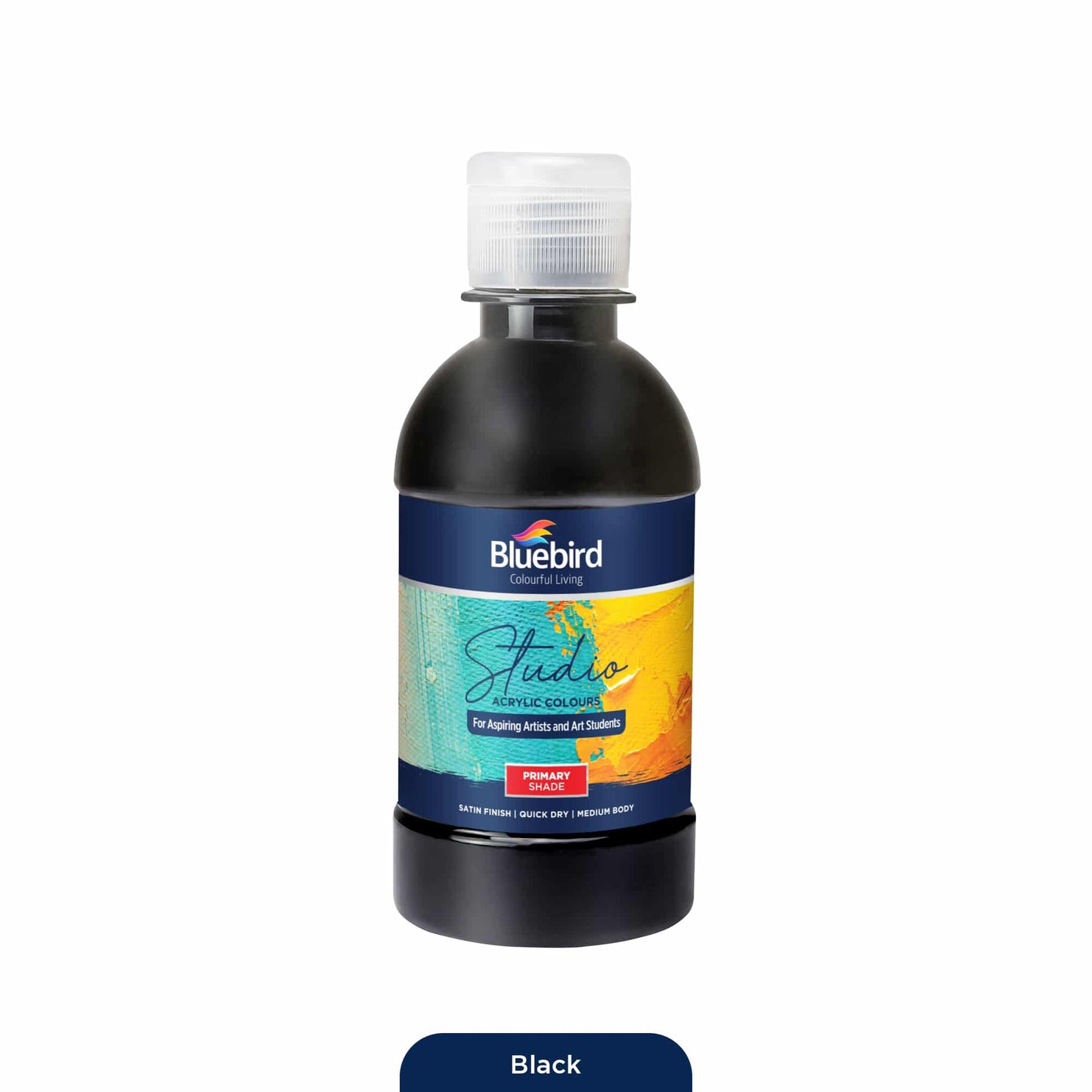 Studio Acrylic Colours – 250 ml – Primary Shades