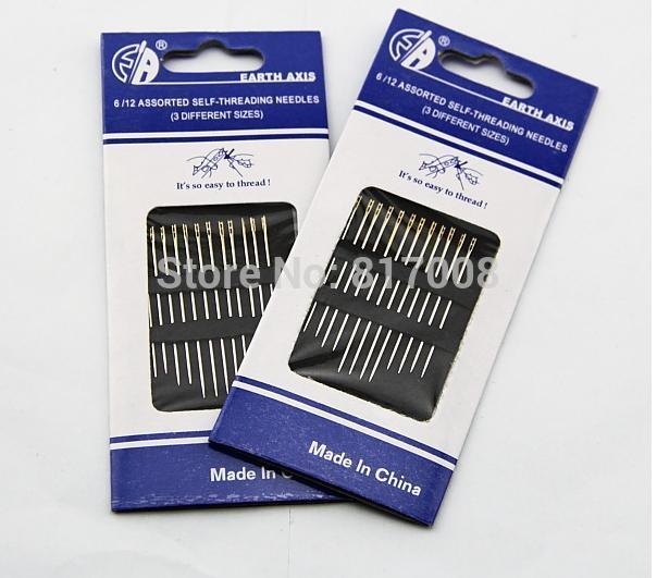 Self Threading Sewing Needles