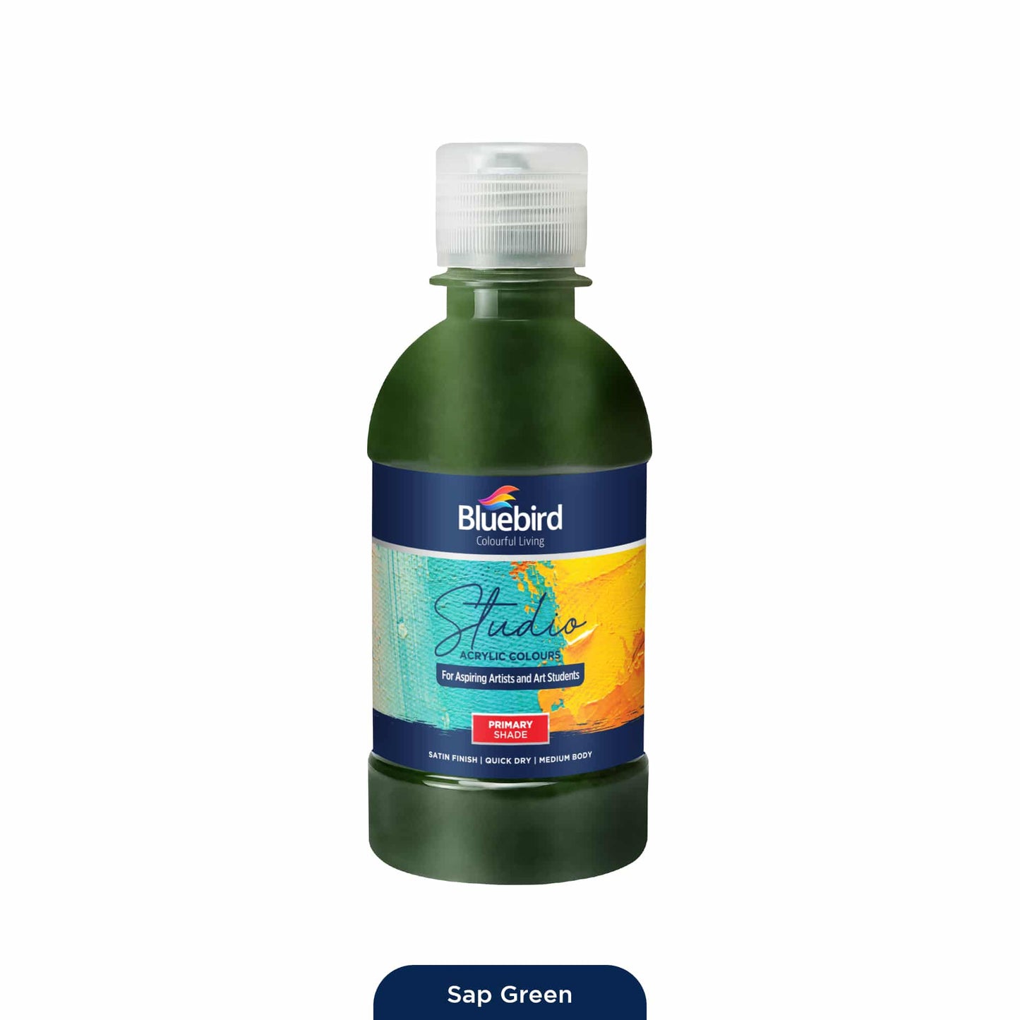 Studio Acrylic Colours – 250 ml – Primary Shades