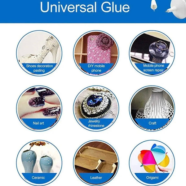 E-8000 glue multipurpose adhesives Super tight transparent glue E8000 adhesive DIY