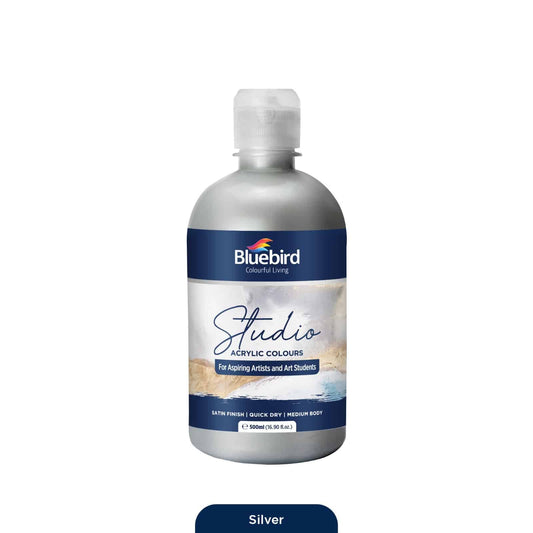 Studio Acrylic Colours - 500 ml - Pearlescent Shades