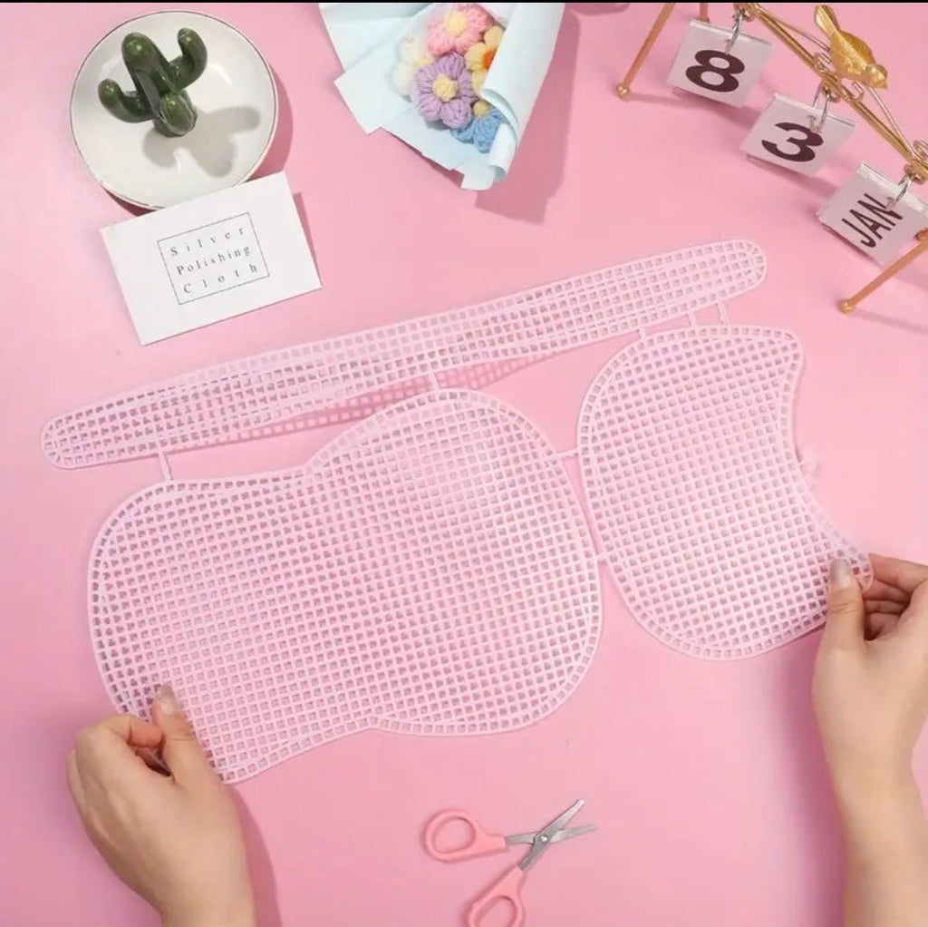 Bag Shape Plastic Mesh Canvas