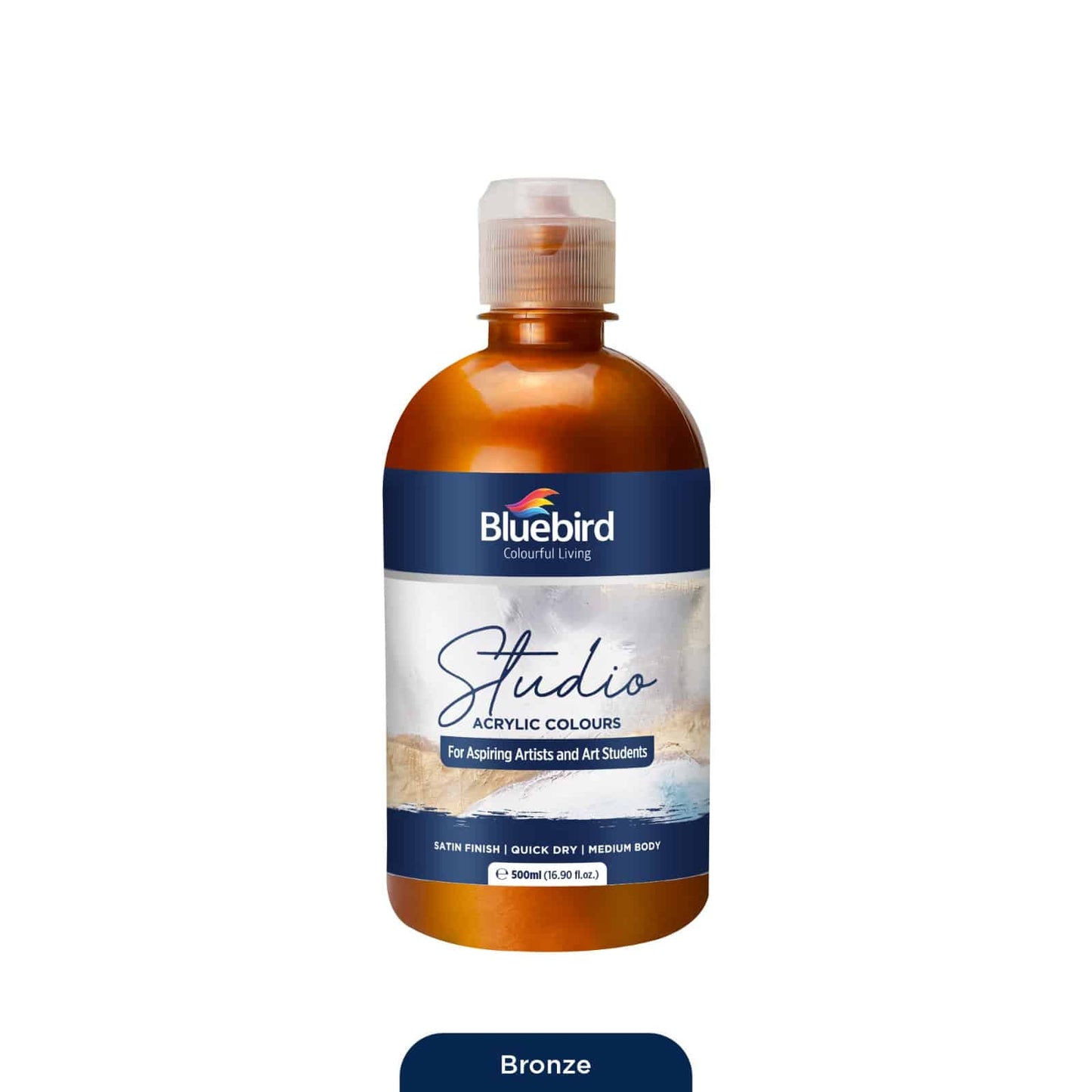 Studio Acrylic Colours - 500 ml - Pearlescent Shades