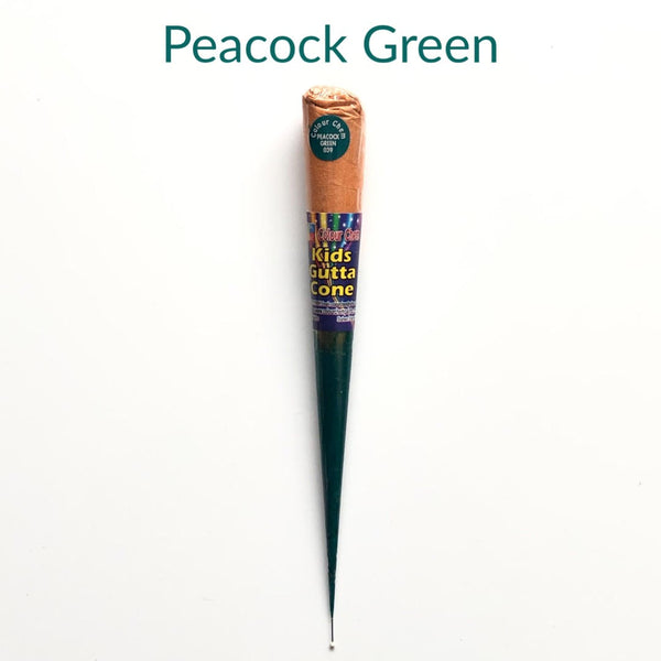 Fabric Gutta Lead Outliner Cone colour chem - 40 ml cone available in different colours for outlining in fabric painting