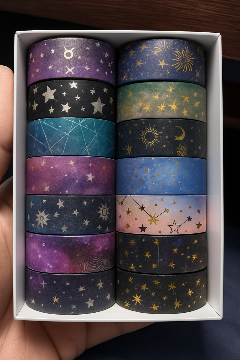 Washi Tape 2cm - Multicolour - Songdao - set of 12