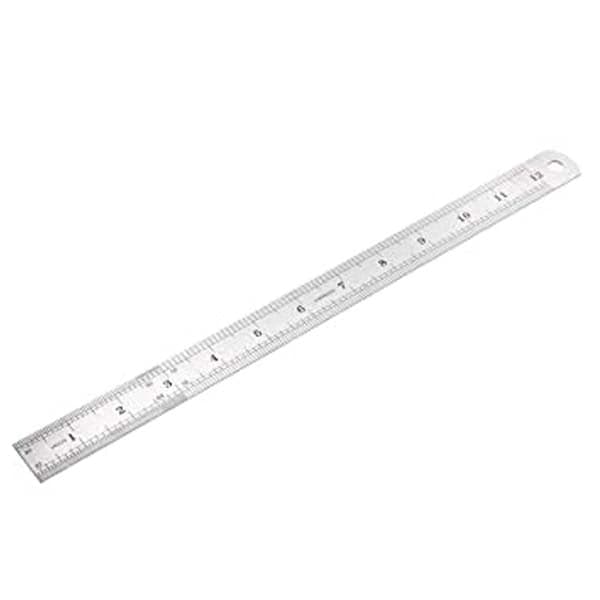 Sensa Silver Steel Ruler 12