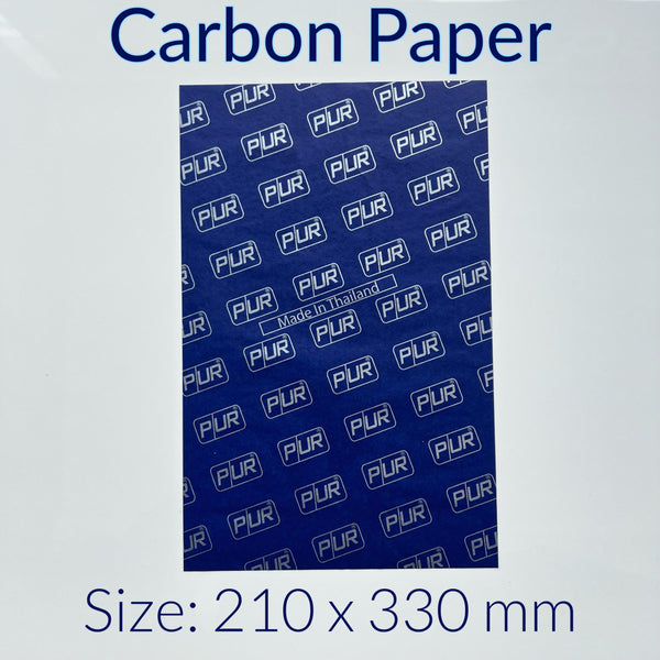 Carbon Paper sheet. Blue colour. Size 210 X 330 mm. Best used for transferring images in art tracing projects