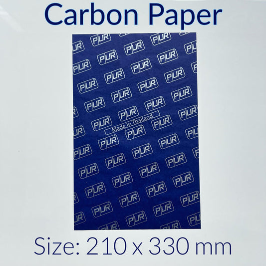 Carbon Paper sheet. Blue colour. Size 210 X 330 mm. Best used for transferring images in art tracing projects