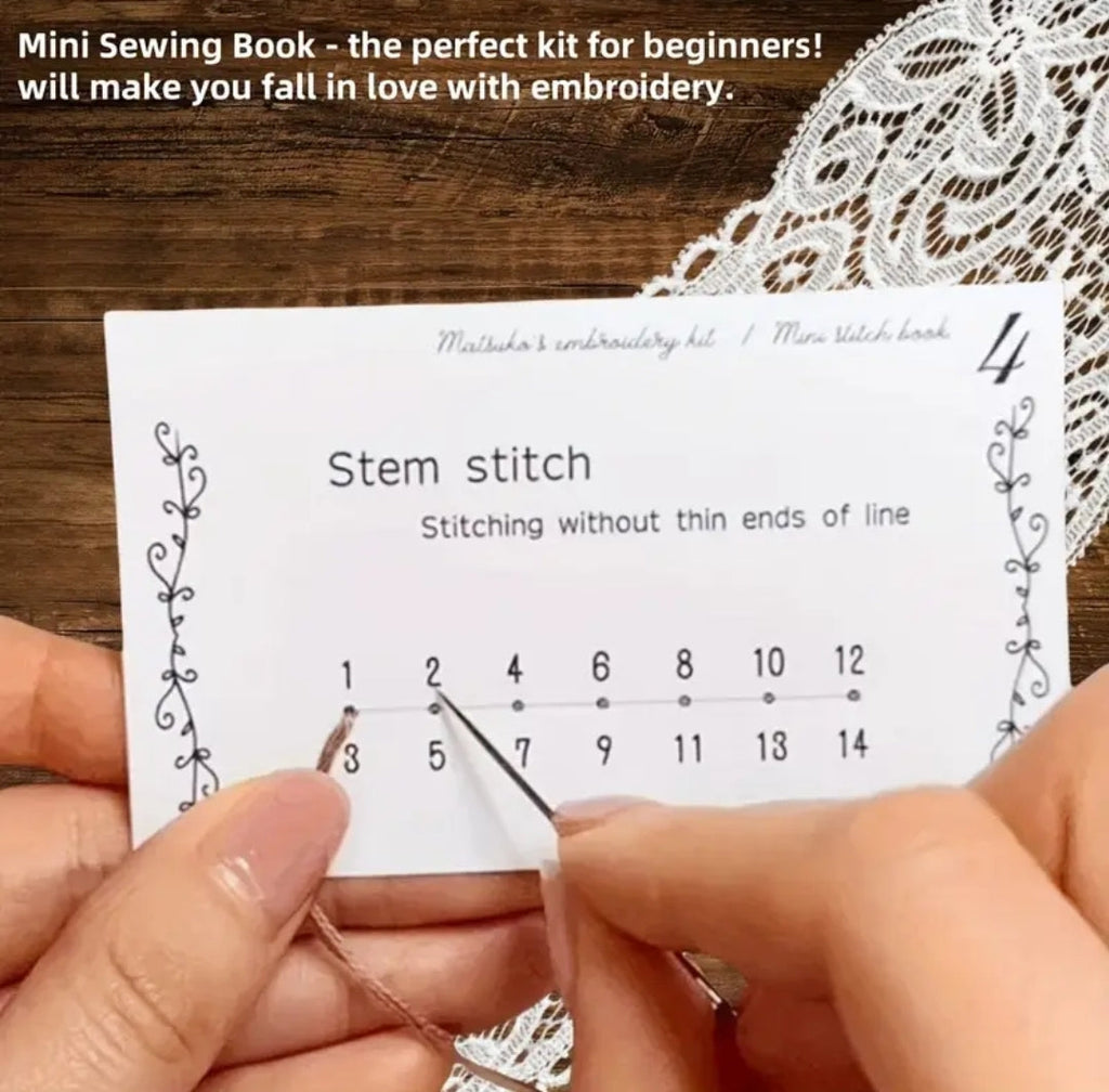 Creative Mini Sewing Book for Embroidery and Sewing Enthusiasts