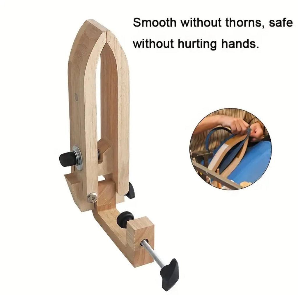 DIY Leathercraft Wooden Clamp - Hand Sewing Frame for Crafts & Supplies