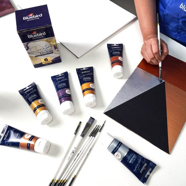 Signature Acrylic Colours - 75 ml - Set of 6 PEARLESCENT