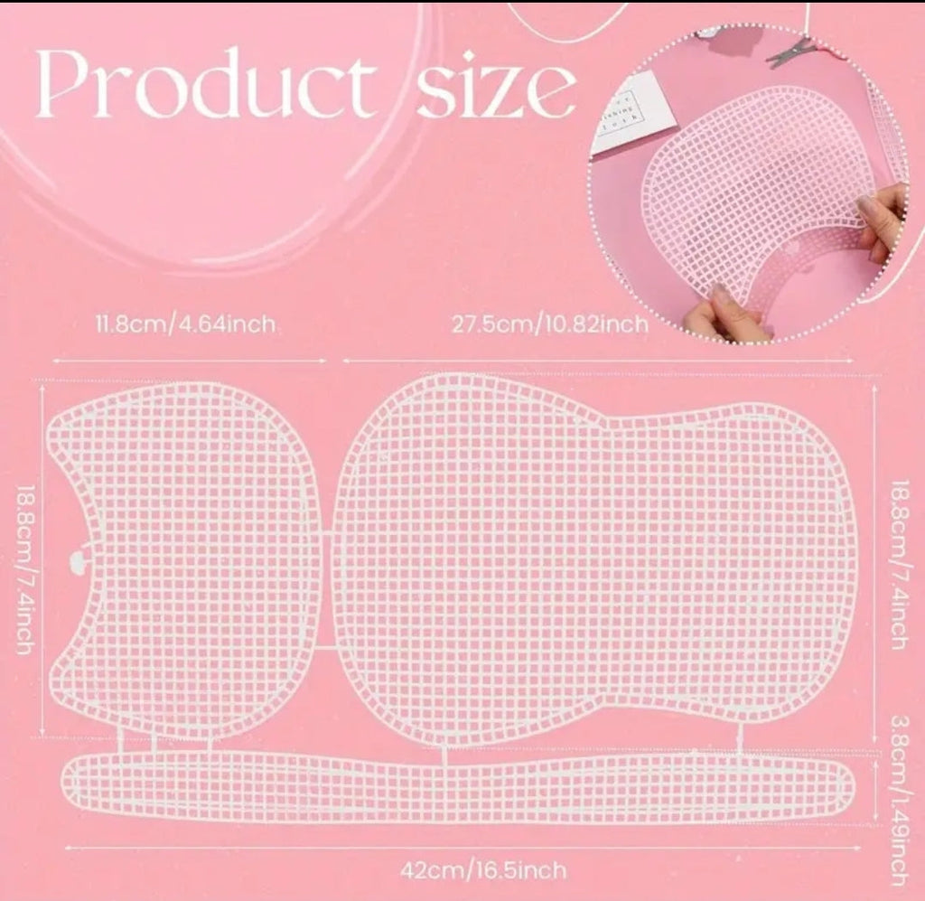 Bag Shape Plastic Mesh Canvas