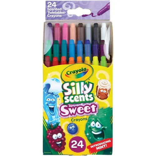 Crayola Silly Scents Mini Twistables Crayons Pack of 24
