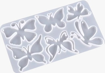 Silicon Mold Butterfly Shape 4x7