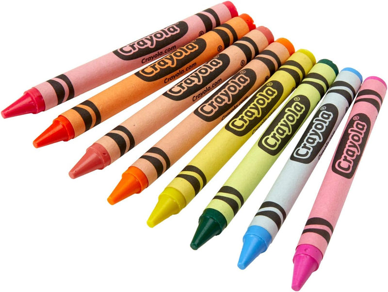 Crayola Neon Crayons Nontoxic Pack of 8