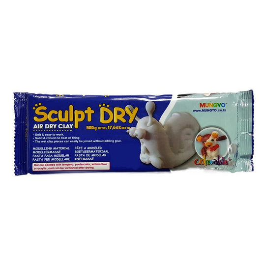 Mungyo Sculpt Air Dry Clay 500gm White