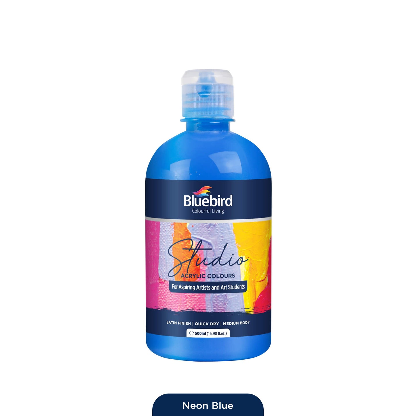 Studio Acrylic Colours - 500 ml - Neon